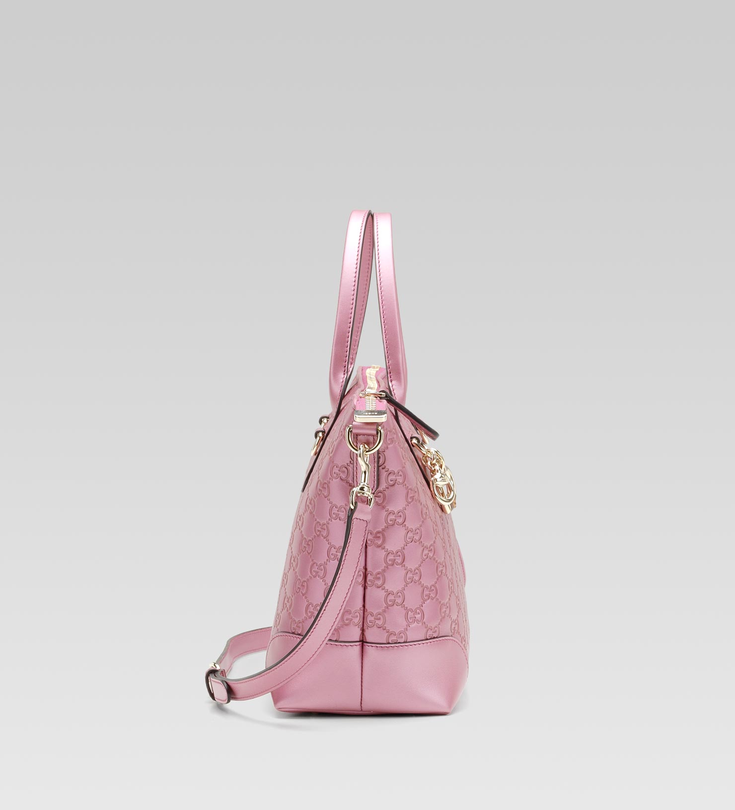 Gucci Heart Bit Charm Top Handle Bag in Rose (Pink) - Lyst