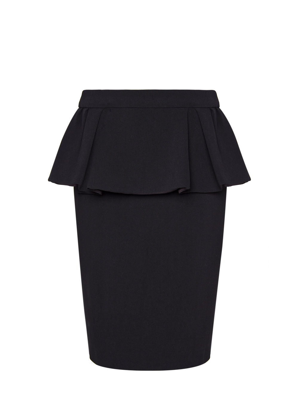 Mango Peplum Skirt in 02 (Black) - Lyst