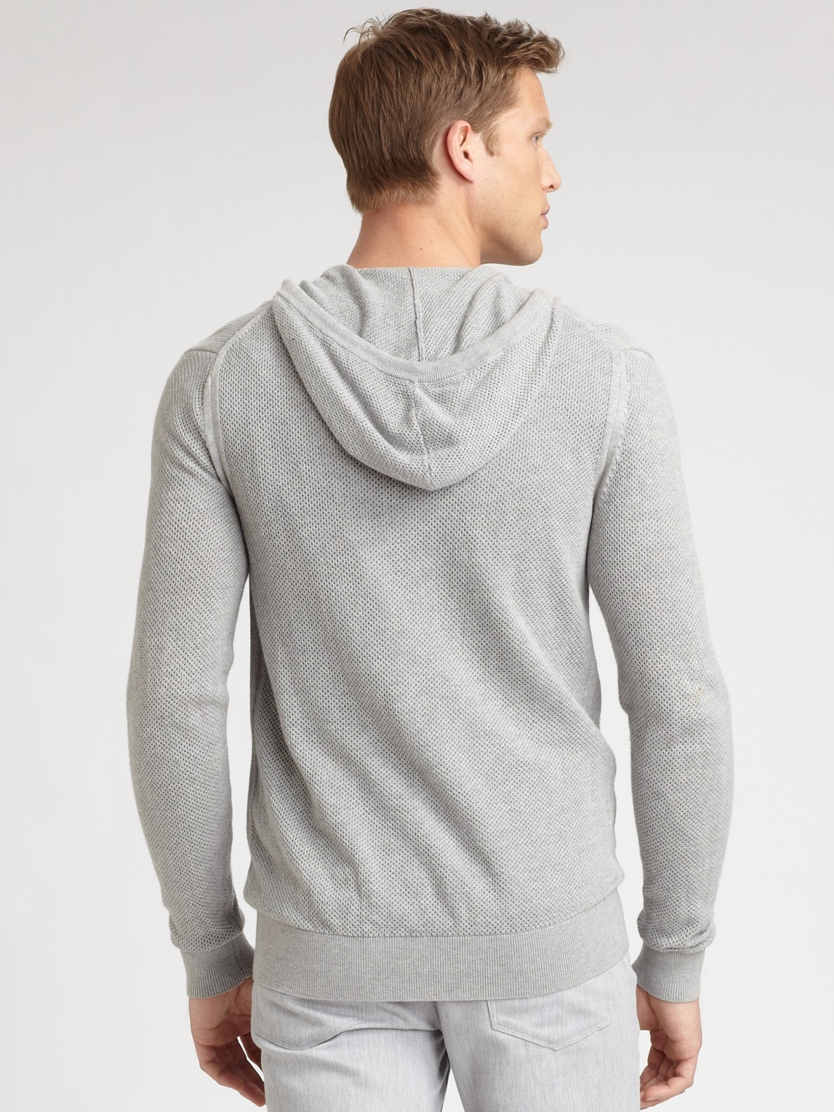 michael kors waffle knit hoodie