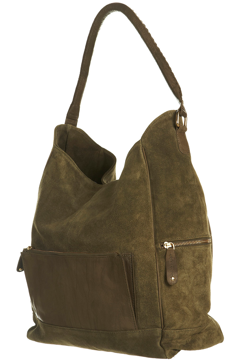 khaki shoulder bag