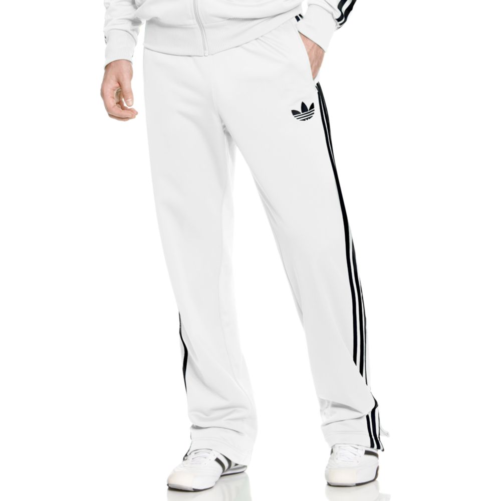 adidas Adi Firebird Track Pants in White/Black (White) for Men | Lyst