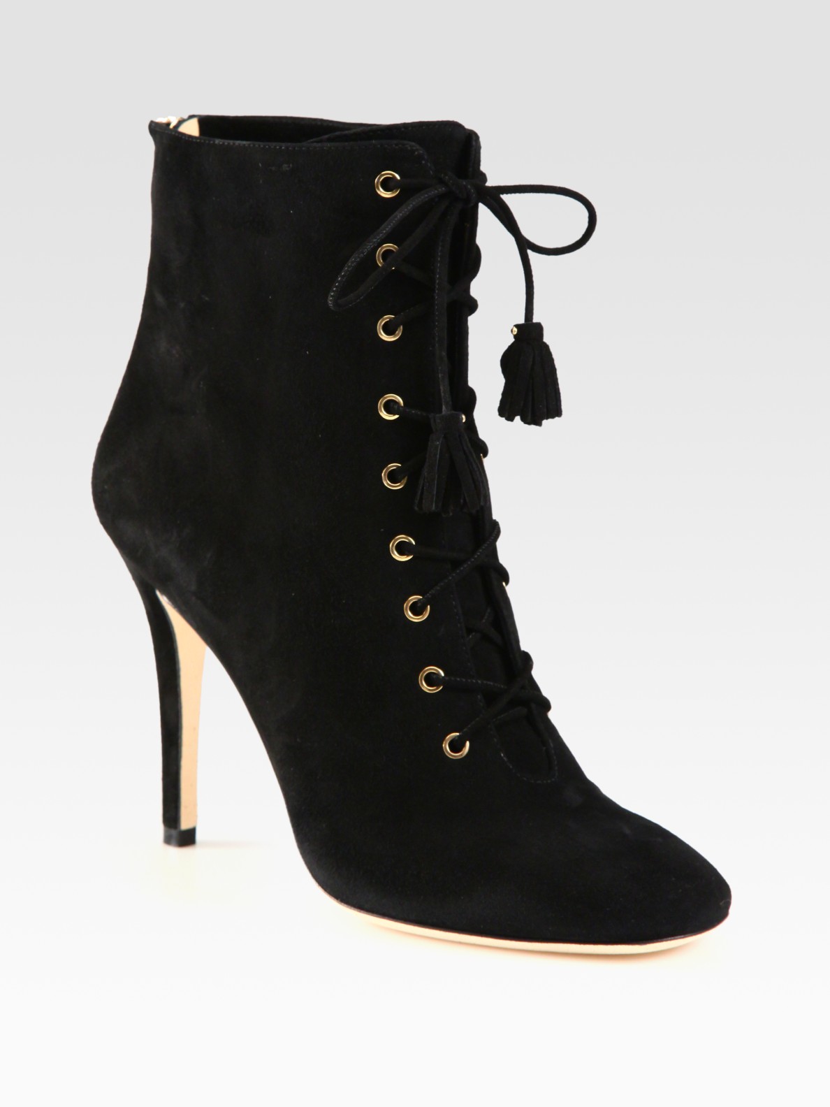 jimmy choo lace up booties