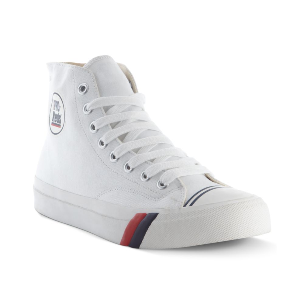 Lyst - Keds Royal Hi Top Canvas Sneakers in White for Men
