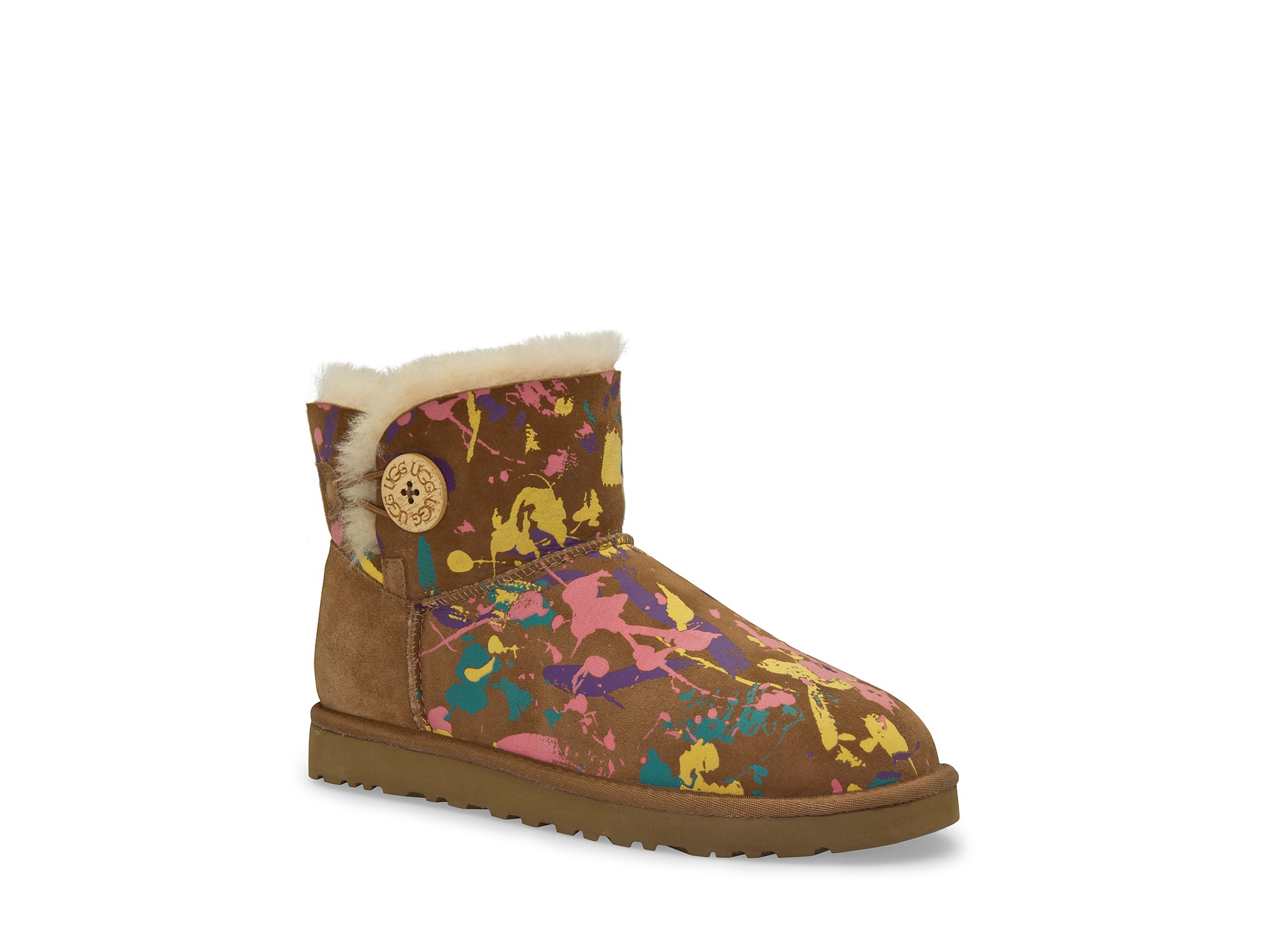 ugg brown mini boots