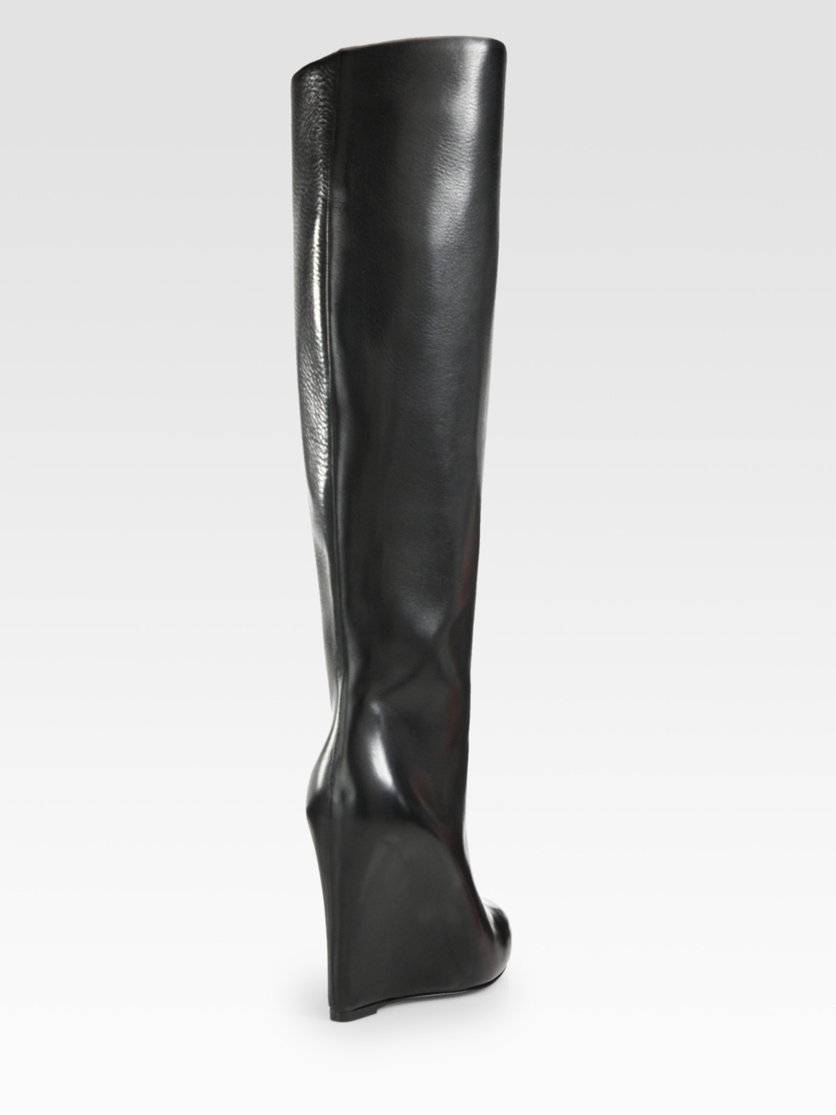 christian louboutin wedge booties Black leather | The Little Arts ... christian louboutin wedge booties Black leather | The Little Arts ...