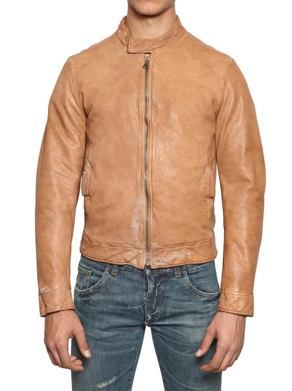 dolce and gabbana leather jacket mens