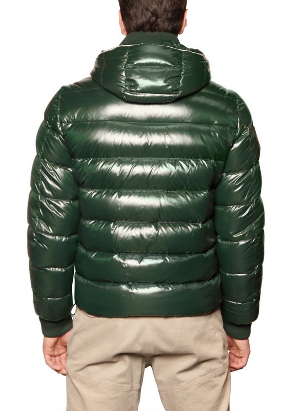 Lyst - Moncler Aubert Nylon Laque Quilted Down Jacket in Green for Men