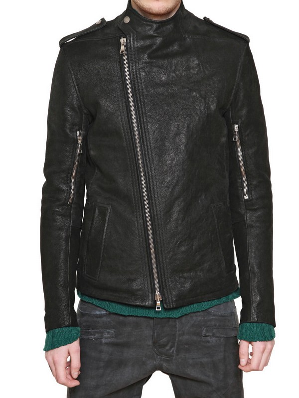 Balmain Biker Style Leather Jacket in Black for Men - Lyst (600 x 799 Pixel)