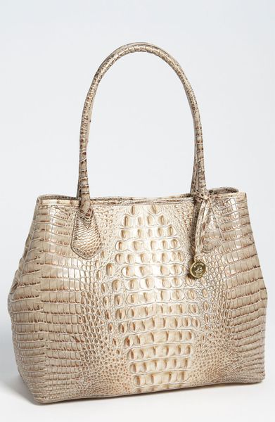 Brahmin Anytime Tote in Beige (prosecco) | Lyst