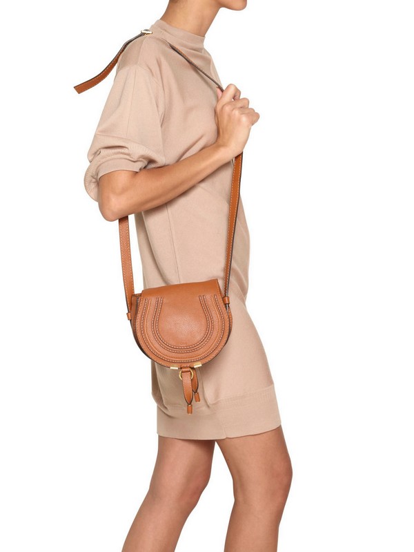 mini marcie leather crossbody bag chloé