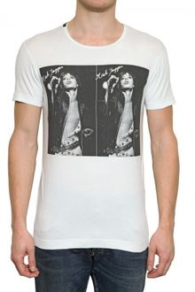 Dolce & Gabbana Mick Jagger Distressed Jersey Tshirt in White for Men ...