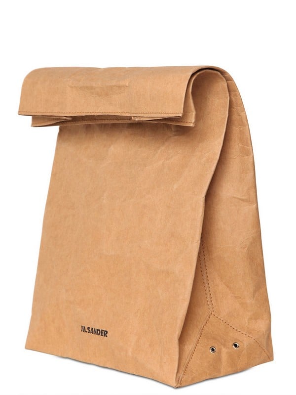 Jil Sander Paper Clutch Bag in Camel (Natural) for Men | Lyst