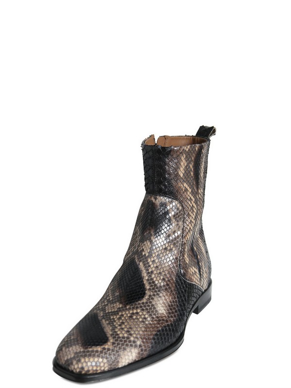 Jimmy choo python boots clearance