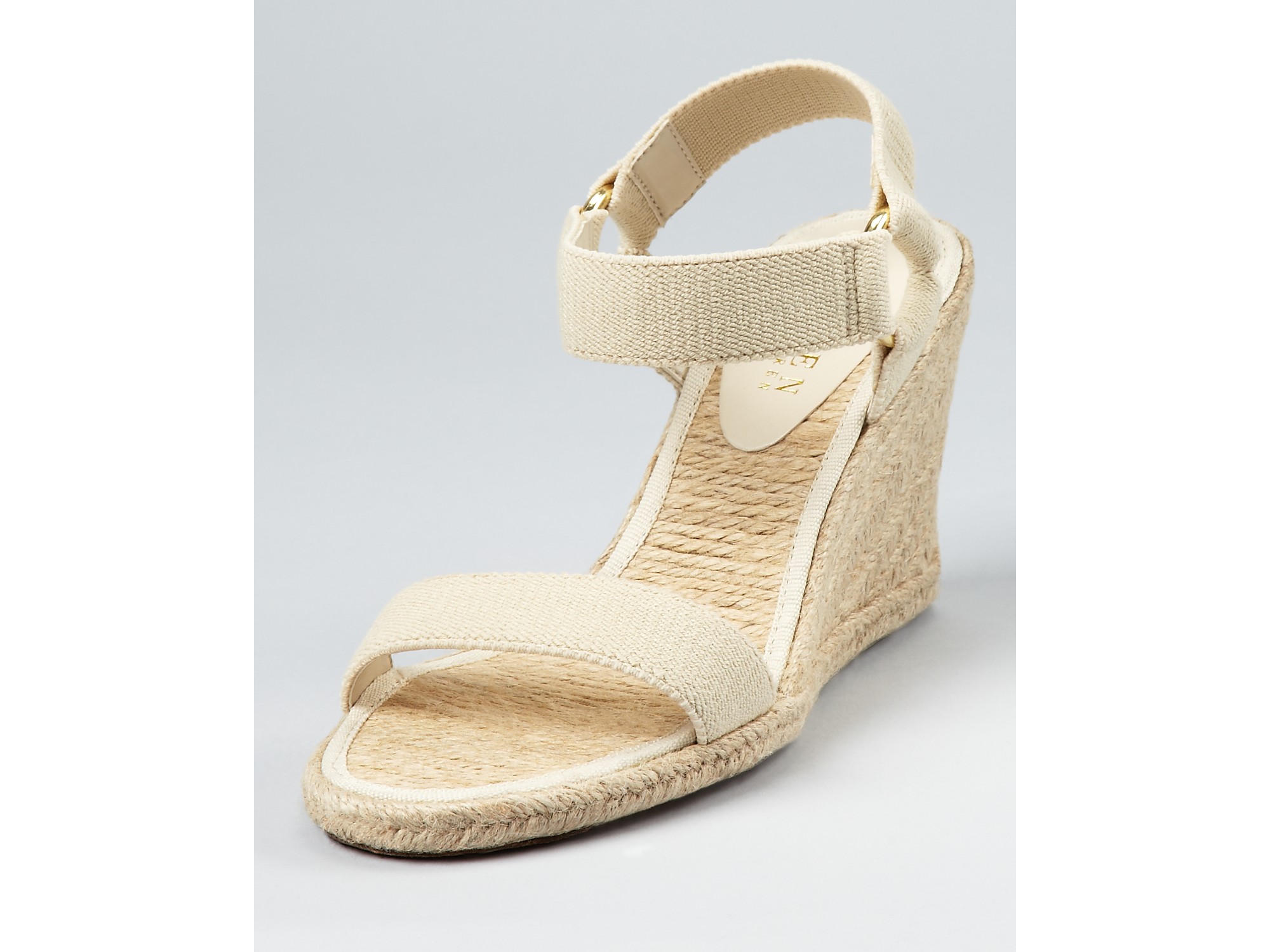 Abe Effektivitet Ydeevne Lauren by Ralph Lauren Indigo Wedge Espadrilles in Natural - Lyst