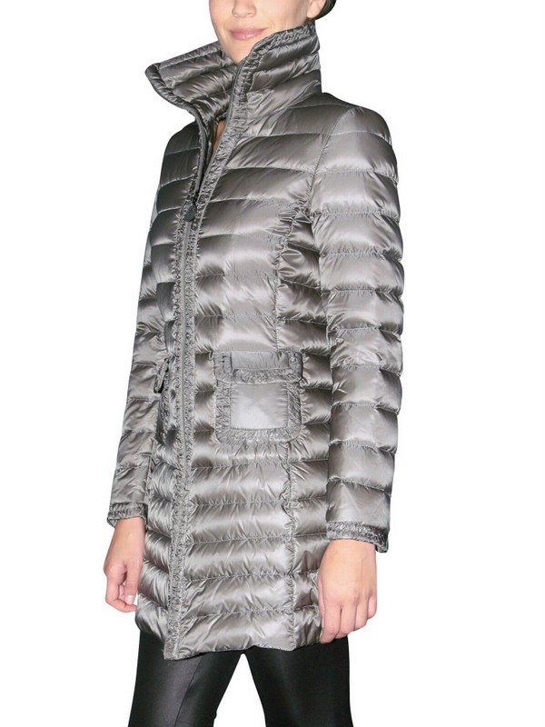 Moncler Vanneau Light Nylon Down Jacket in Grey (Gray) - Lyst