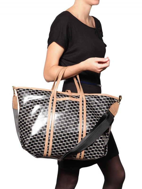 ■PIERRE HARDY■CUBE MINI TOTE BAG VV05 PHB033CA MINI CAB handbag in leather and canvas Cube — PIERRE HARDY