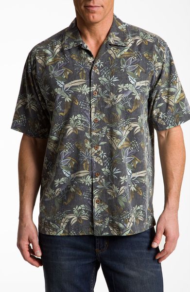 Tommy Bahama Pineapple Ranch Sport Shirt in Black for Men - Lyst