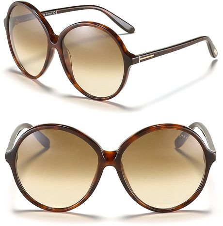 Tom ford ali oversized round sunglasses #7