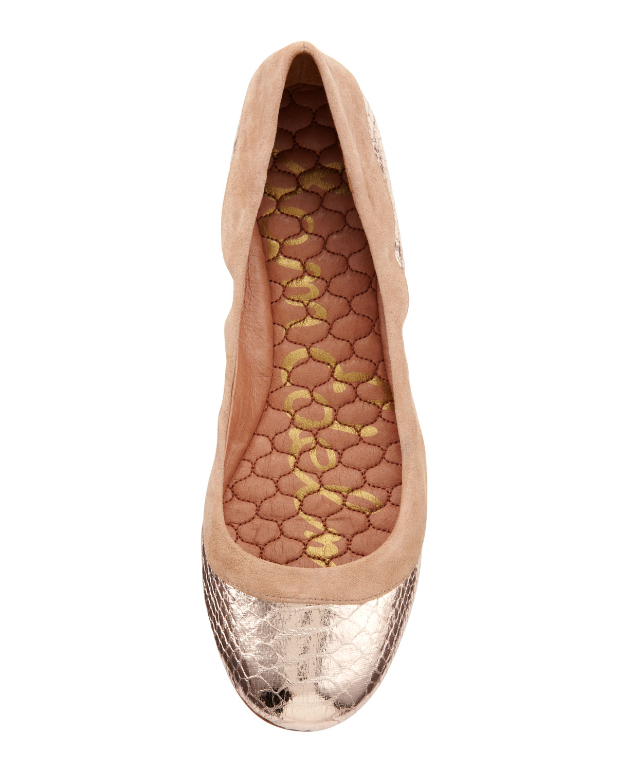sam edelman rose gold flats