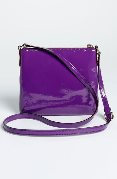 Kate Spade Flicker Tenley Patent Crossbody Bag in Purple (african ...