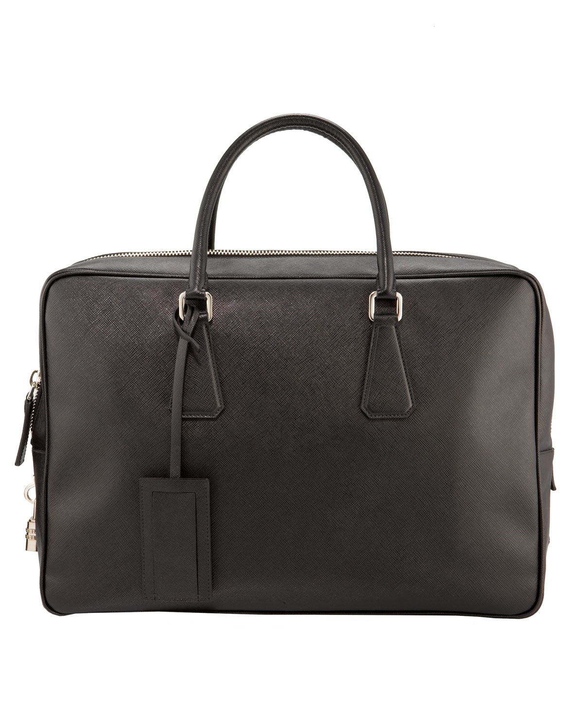 Prada Saffiano Travel Bag in Black for Men (nero black)) | Lyst