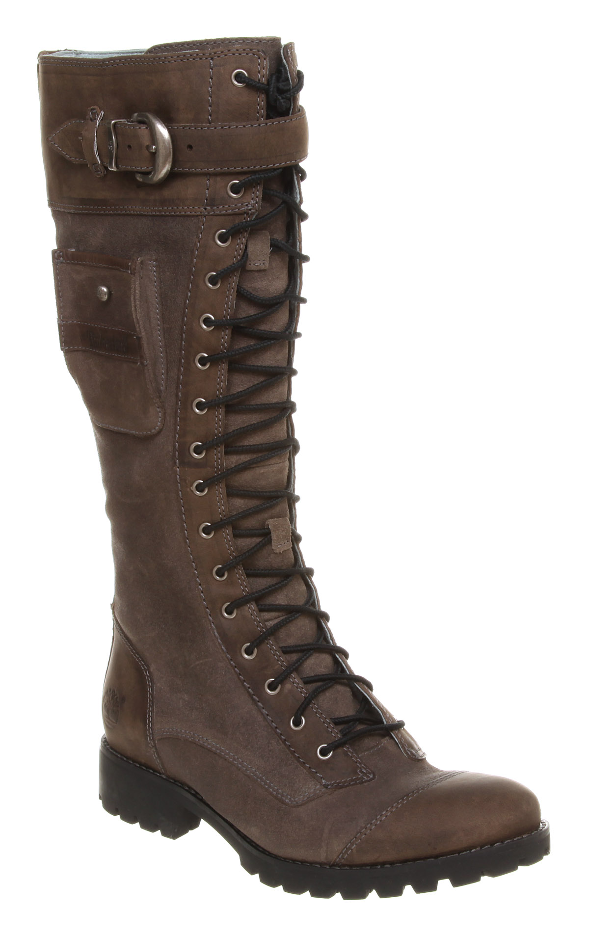 Timberland Atrus Tall Zip Boot Grey Leather in Brown - Lyst