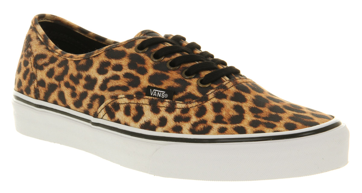 vans leopard fluo