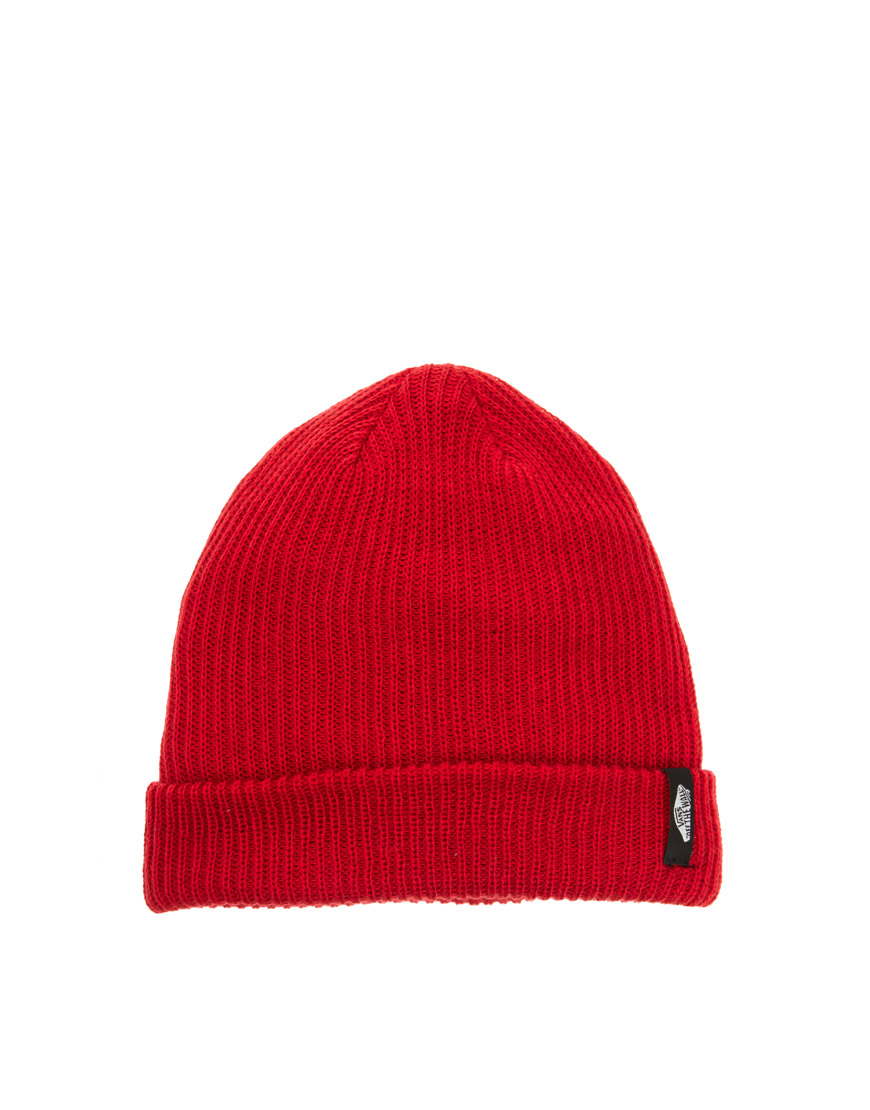 vans beanie red
