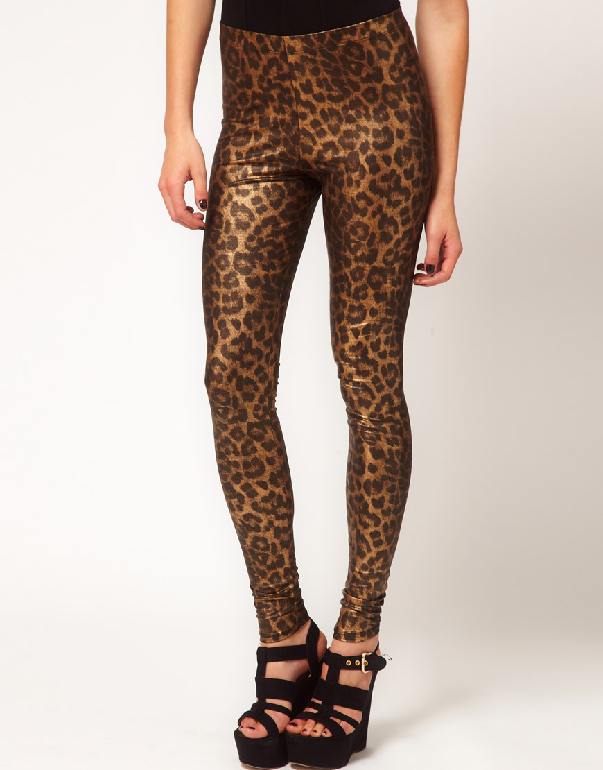 Metallic Leopard Print 