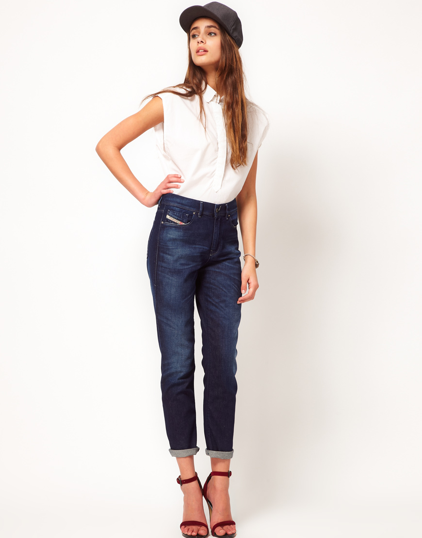 diesel high waist jeans