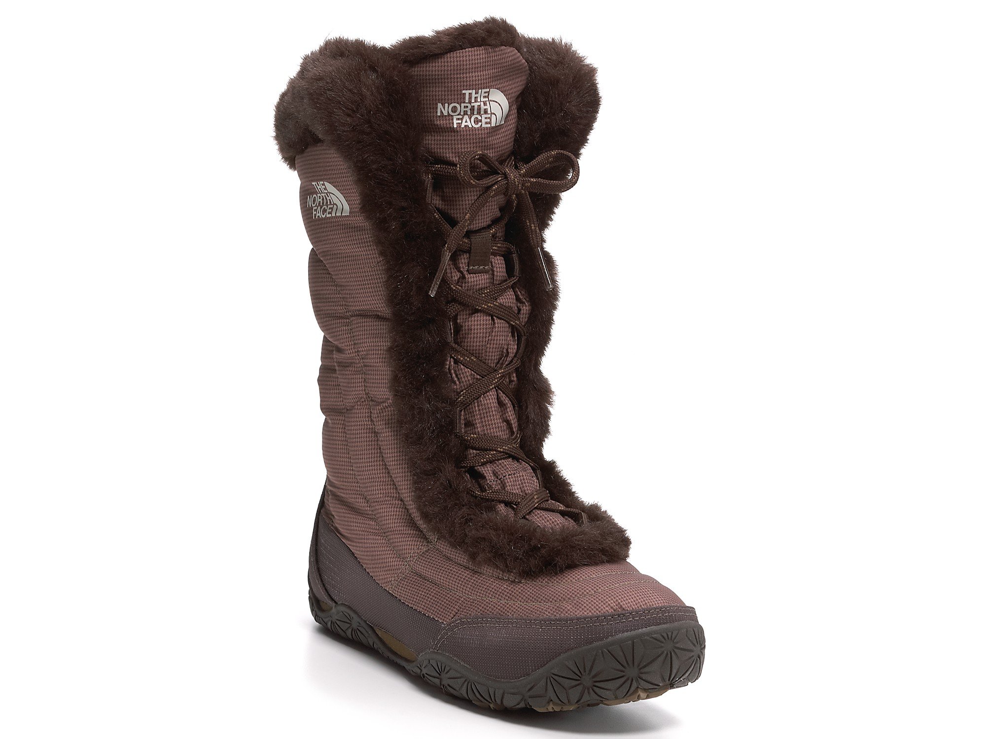 north face nuptse fur boot