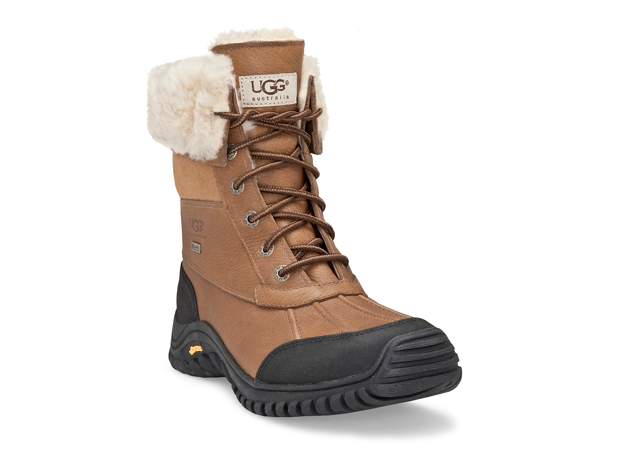 ugg adirondack quilted ski boot in white