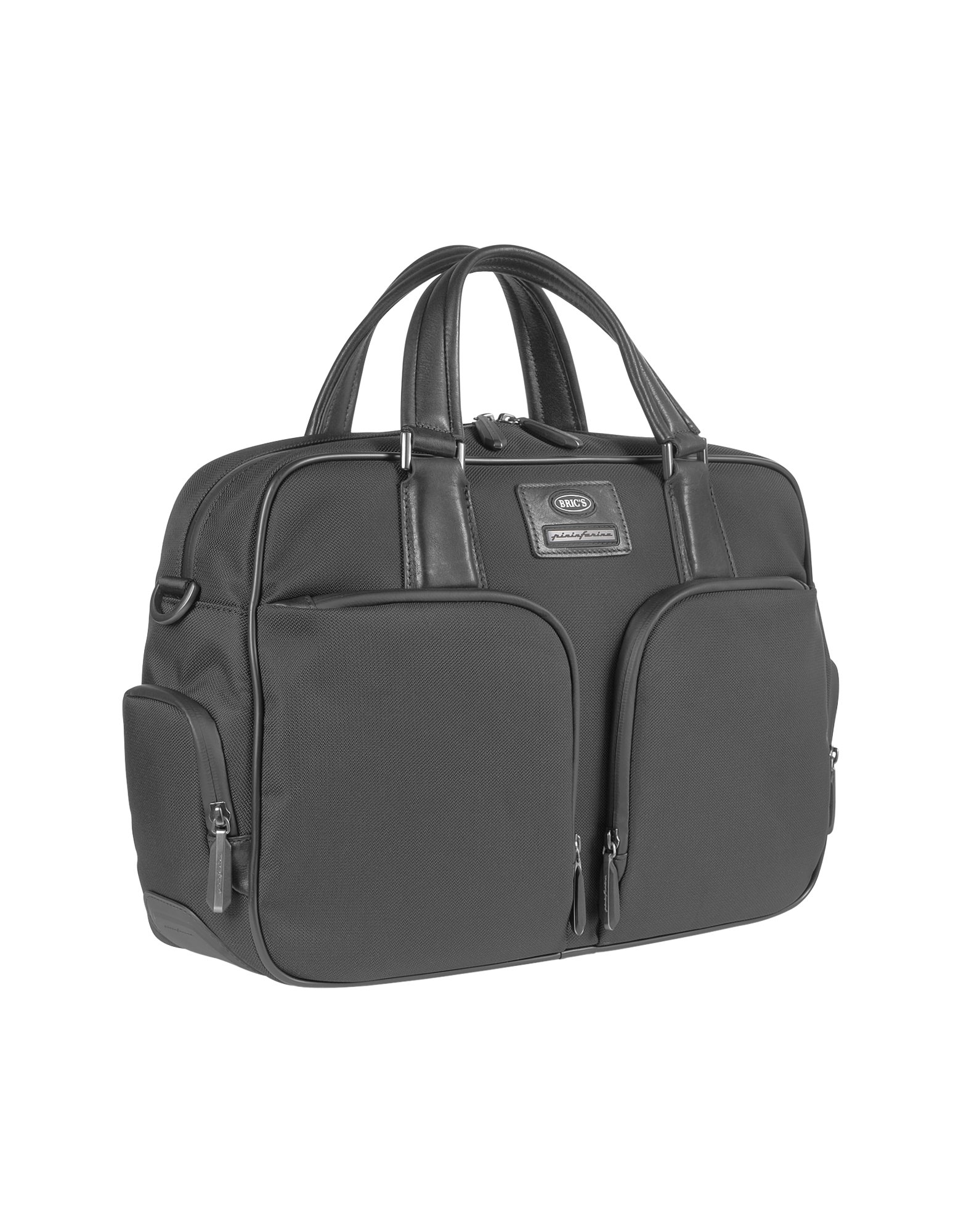 Bric's Pininfarina Nylon and Leather Briefcase in Gray for Men Lyst