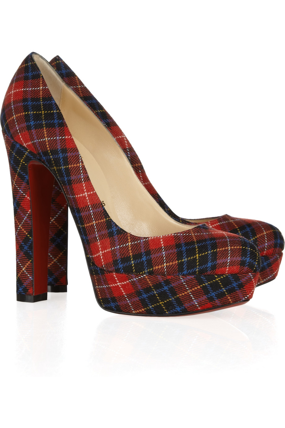 tartan pumps