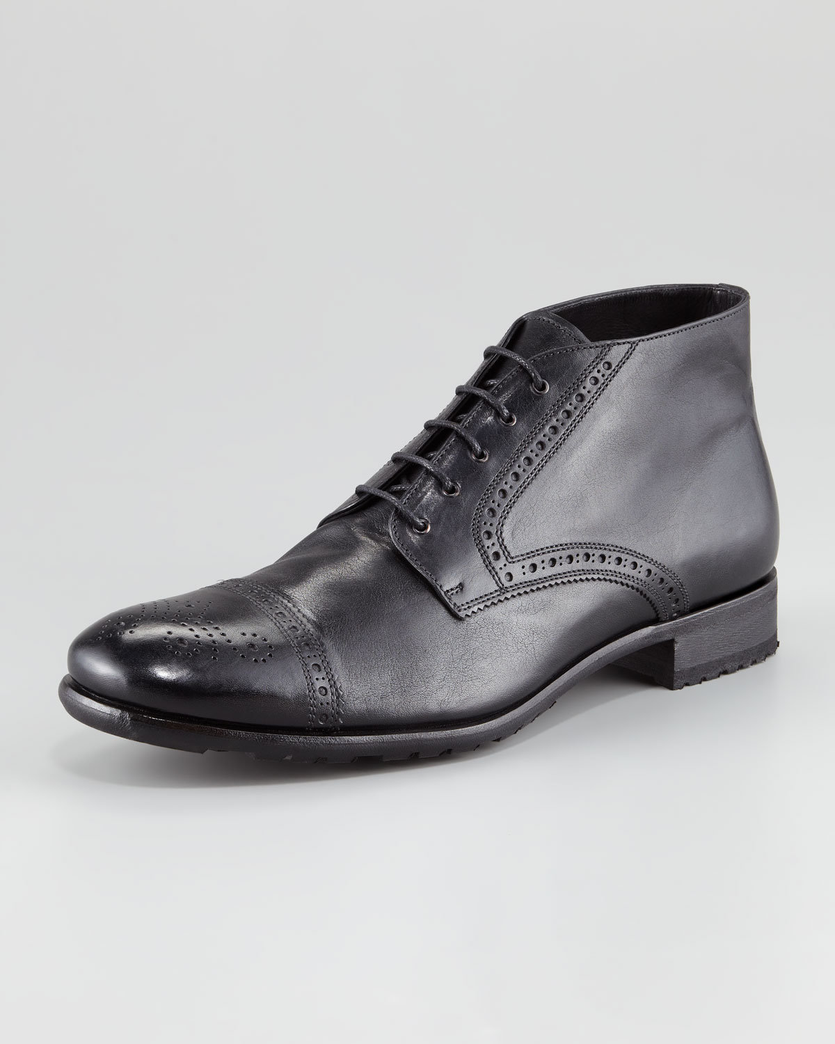 cap toe chukka boot