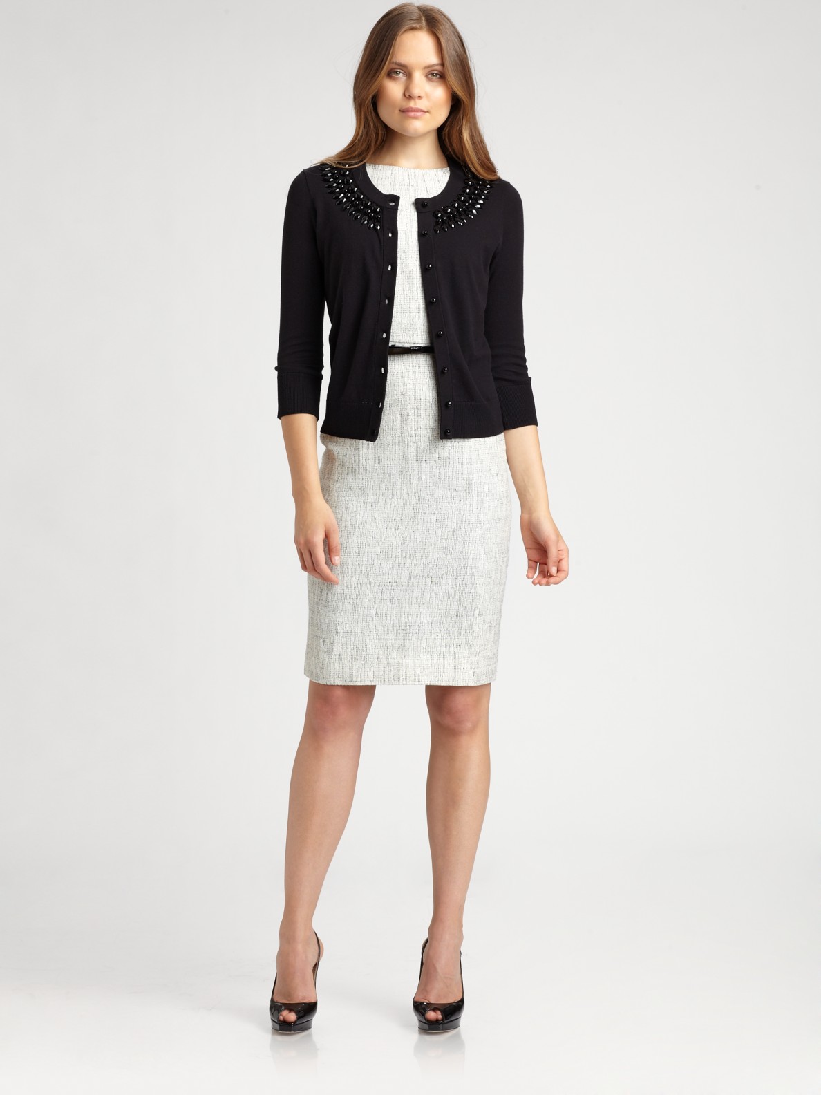 kate spade black cardigan