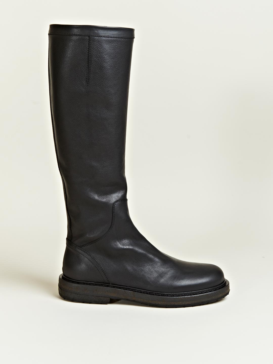 Ann Demeulemeester Ann Demeulemeester Mens Vitello Olio Knee High Boots