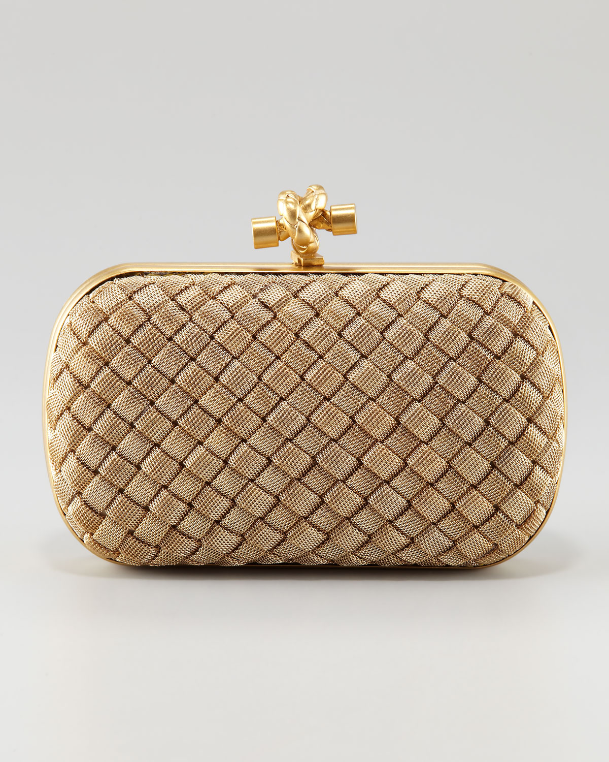 bottega knot clutch