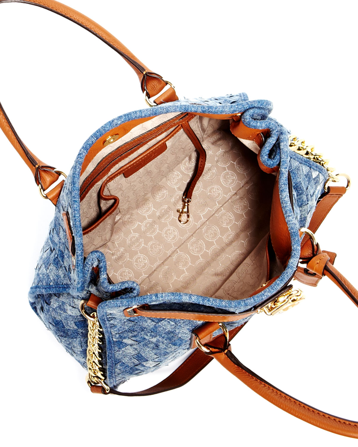 Michael Kors Blue Denim Purse For Women's Literacy Basics