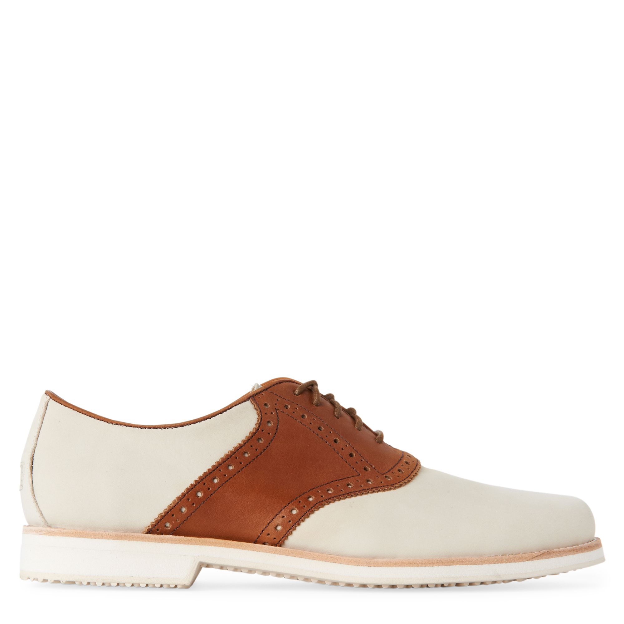 Polo Ralph Lauren Lars Saddle Oxford Shoes in Brown for Men (cream) | Lyst