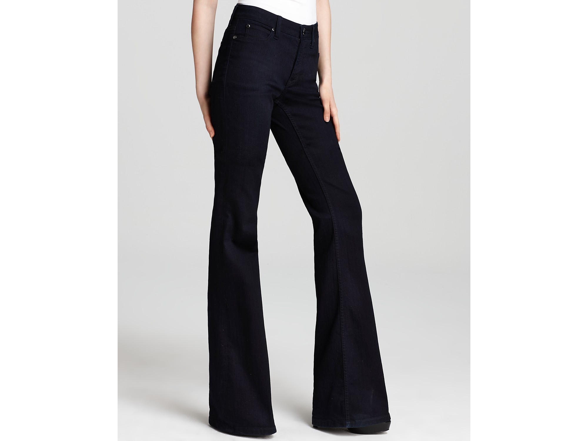 burberry flared trousers
