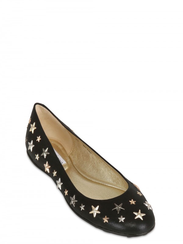 jimmy choo studded flats