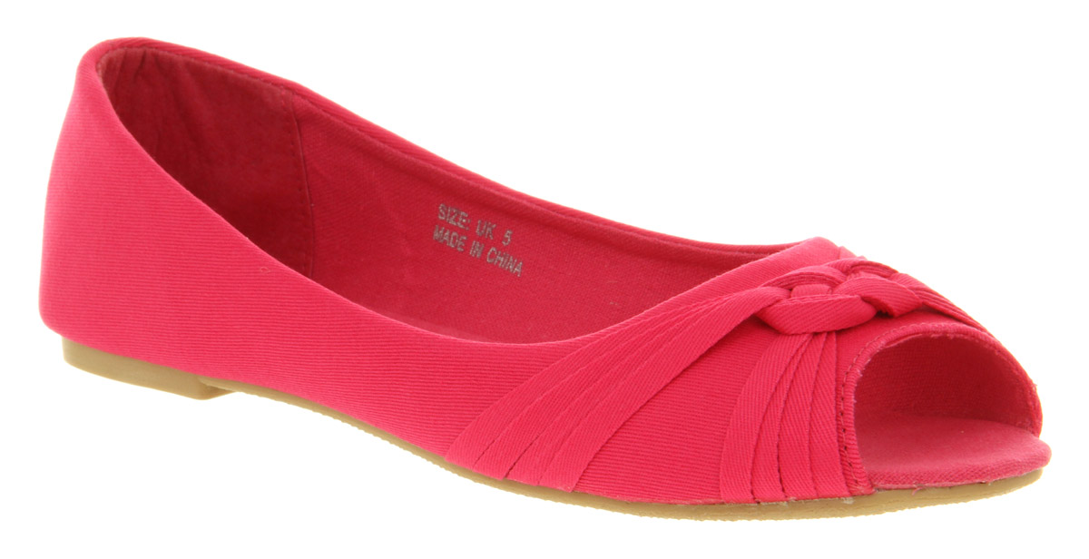 peep toe canvas shoes