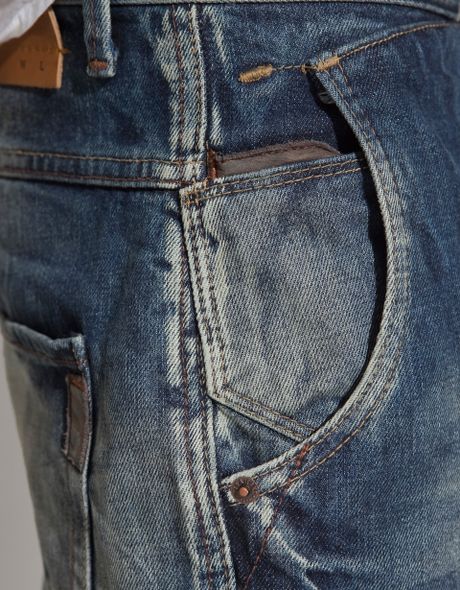 Zara Double Pocket Jeans in Blue for Men | Lyst
