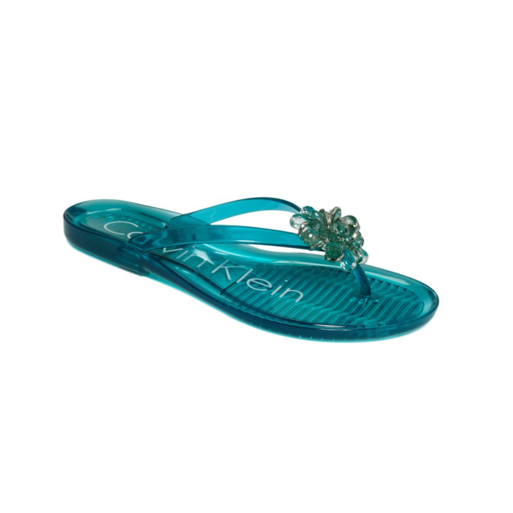 calvin klein jelly sandals
