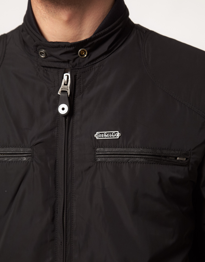 DIESEL Jeffir Teflon Waterproof Jacket in Black for Men - Lyst