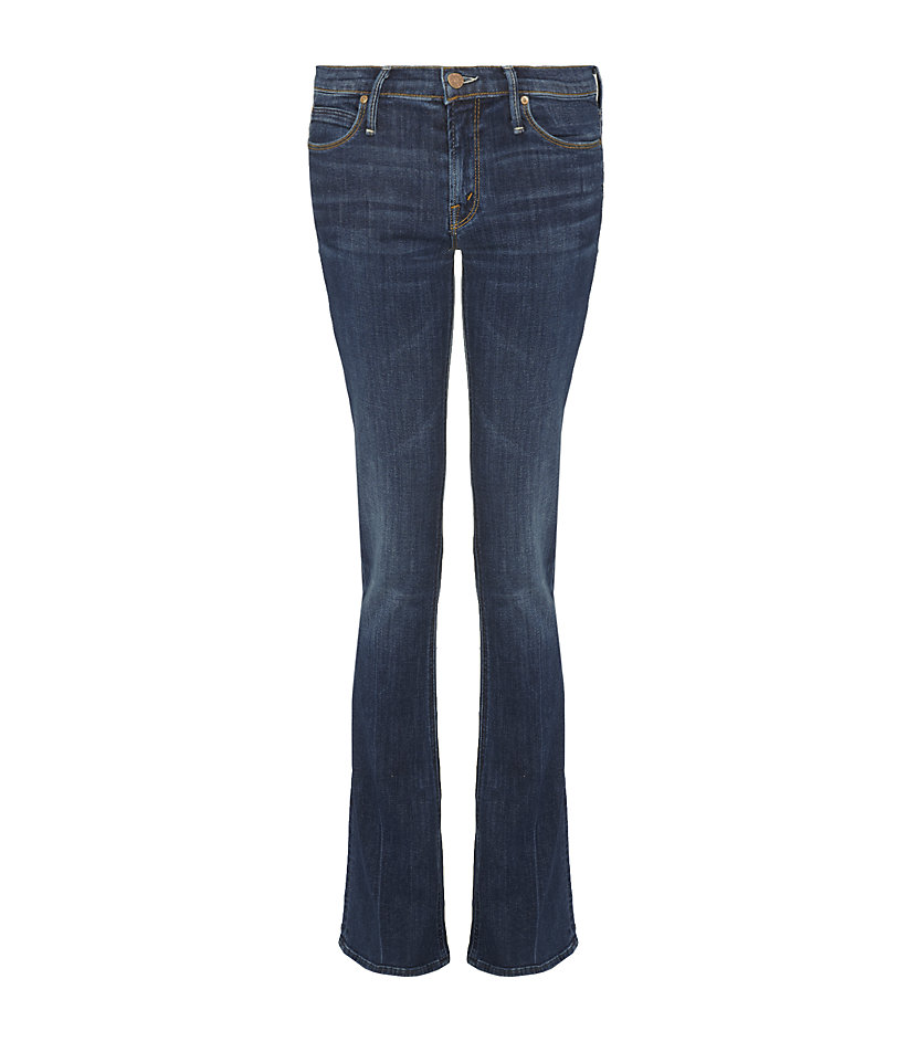 Mother The Runway Skinny Flare Jeans in Blue (natural) | Lyst