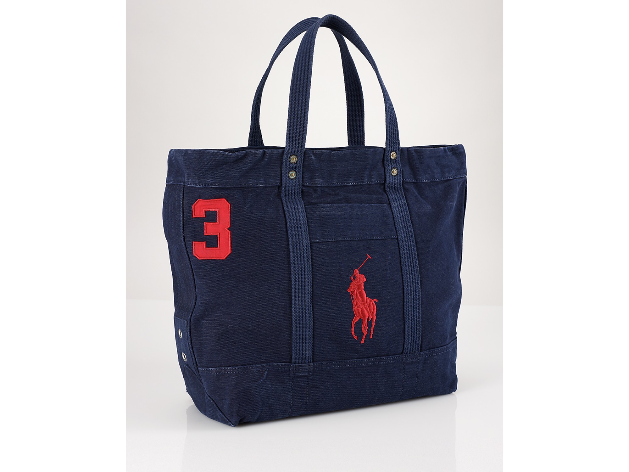 canvas big pony tote