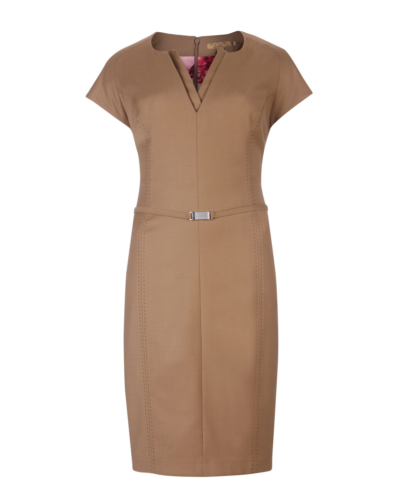 Ted Baker Nimid Teds Flannel Working Title Dress in Brown (light brown ...