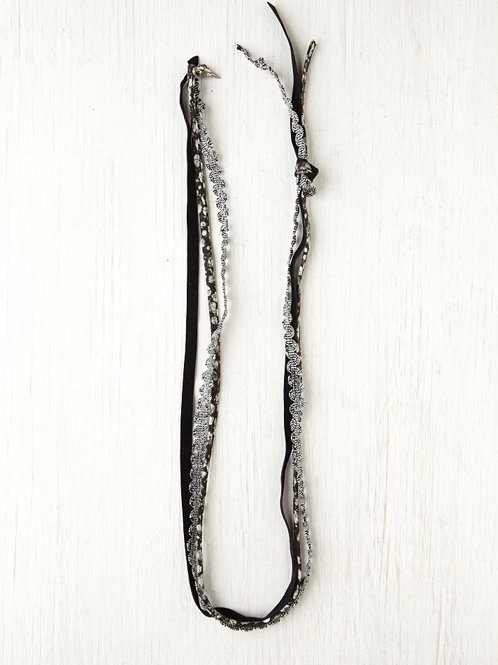 Free people Mixed Thread Hair Wraps in Black Lyst